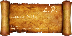 Lippay Polla névjegykártya